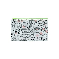 Big-collection-with-hand-drawn-objects-valentines-day Cosmetic Bag (xs) by Salman4z