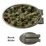 Abstract-vector-military-camouflage-background Money Clips (Oval)  Front