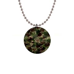 Abstract-vector-military-camouflage-background 1  Button Necklace by Salman4z