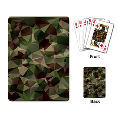 Abstract-vector-military-camouflage-background Playing Cards Single Design (rectangle)