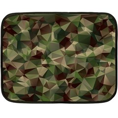 Abstract-vector-military-camouflage-background Two Sides Fleece Blanket (mini) by Salman4z