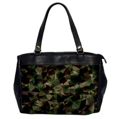 Abstract-vector-military-camouflage-background Oversize Office Handbag by Salman4z