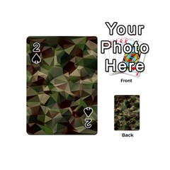 Abstract-vector-military-camouflage-background Playing Cards 54 Designs (mini)