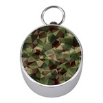 Abstract-vector-military-camouflage-background Mini Silver Compasses Front