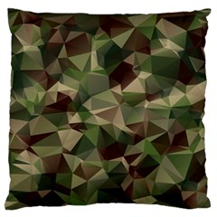 Abstract-vector-military-camouflage-background Standard Premium Plush Fleece Cushion Case (two Sides) by Salman4z