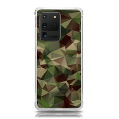 Abstract-vector-military-camouflage-background Samsung Galaxy S20 Ultra 6 9 Inch Tpu Uv Case by Salman4z