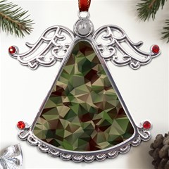 Abstract-vector-military-camouflage-background Metal Angel With Crystal Ornament