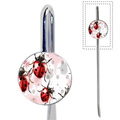 Ladybugs-pattern-texture-watercolor Book Mark by Salman4z