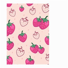 Seamless-strawberry-fruit-pattern-background Small Garden Flag (two Sides) by Salman4z