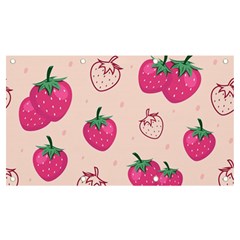 Seamless-strawberry-fruit-pattern-background Banner And Sign 7  X 4  by Salman4z