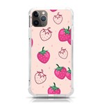 Seamless-strawberry-fruit-pattern-background iPhone 11 Pro Max 6.5 Inch TPU UV Print Case Front