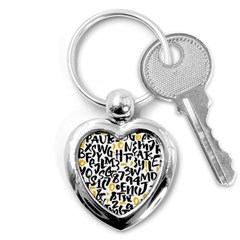 Letters-pattern Key Chain (heart) by Salman4z