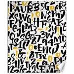 Letters-pattern Canvas 16  x 20  15.75 x19.29  Canvas - 1