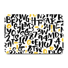 Letters-pattern Plate Mats by Salman4z