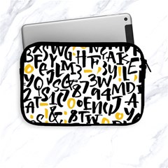 Letters-pattern Apple Ipad Mini Zipper Cases by Salman4z