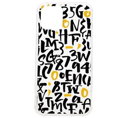 Letters-pattern Iphone 12 Pro Max Tpu Uv Print Case by Salman4z