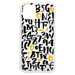 Letters-pattern Iphone 12 Mini Tpu Uv Print Case	 by Salman4z