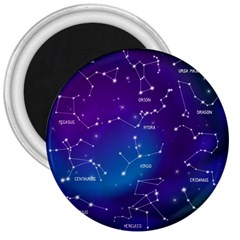 Realistic-night-sky-poster-with-constellations 3  Magnets