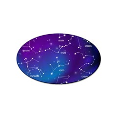 Realistic-night-sky-poster-with-constellations Sticker Oval (100 Pack) by Salman4z