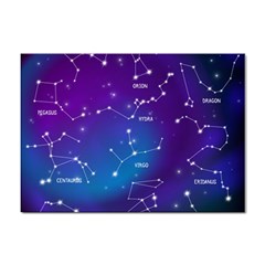 Realistic-night-sky-poster-with-constellations Sticker A4 (100 Pack) by Salman4z