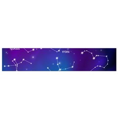 Realistic-night-sky-poster-with-constellations Small Premium Plush Fleece Scarf