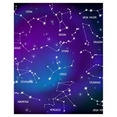 Realistic-night-sky-poster-with-constellations Drawstring Bag (small) by Salman4z