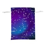 Realistic-night-sky-poster-with-constellations Lightweight Drawstring Pouch (S) Front