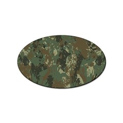 Camouflage-splatters-background Sticker (oval) by Salman4z