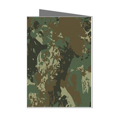 Camouflage-splatters-background Mini Greeting Cards (pkg Of 8)