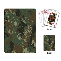 Camouflage-splatters-background Playing Cards Single Design (rectangle)