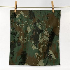 Camouflage-splatters-background Face Towel by Salman4z