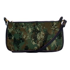 Camouflage-splatters-background Shoulder Clutch Bag by Salman4z