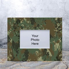 Camouflage-splatters-background White Tabletop Photo Frame 4 x6 