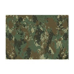 Camouflage-splatters-background Crystal Sticker (a4) by Salman4z