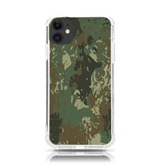 Camouflage-splatters-background Iphone 11 Tpu Uv Print Case by Salman4z