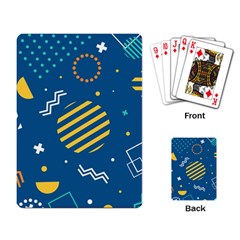 Flat-design-geometric-shapes-background Playing Cards Single Design (rectangle)