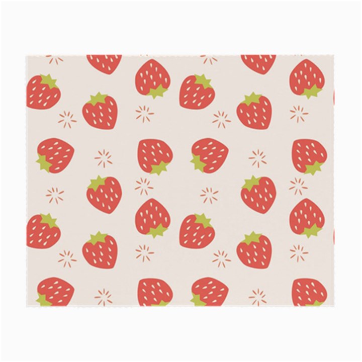 Strawberries-pattern-design Small Glasses Cloth