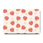 Strawberries-pattern-design Small Doormat 24 x16  Door Mat