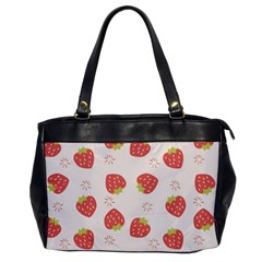 Strawberries-pattern-design Oversize Office Handbag by Salman4z