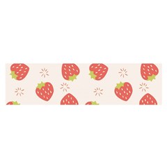 Strawberries-pattern-design Oblong Satin Scarf (16  X 60 ) by Salman4z