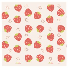 Strawberries-pattern-design Wooden Puzzle Square by Salman4z