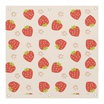 Strawberries-pattern-design Banner and Sign 3  x 3  Front