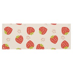 Strawberries-pattern-design Banner And Sign 8  X 3  by Salman4z