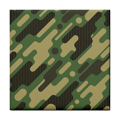 Camouflage-pattern-background Tile Coaster by Salman4z