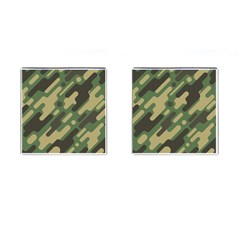 Camouflage-pattern-background Cufflinks (square) by Salman4z