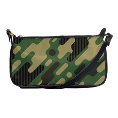 Camouflage-pattern-background Shoulder Clutch Bag by Salman4z