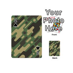 Camouflage-pattern-background Playing Cards 54 Designs (mini)