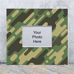 Camouflage-pattern-background White Wall Photo Frame 5  x 7  Front