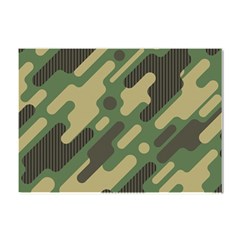 Camouflage-pattern-background Crystal Sticker (a4) by Salman4z