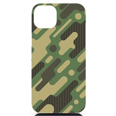 Camouflage-pattern-background Iphone 14 Plus Black Uv Print Case